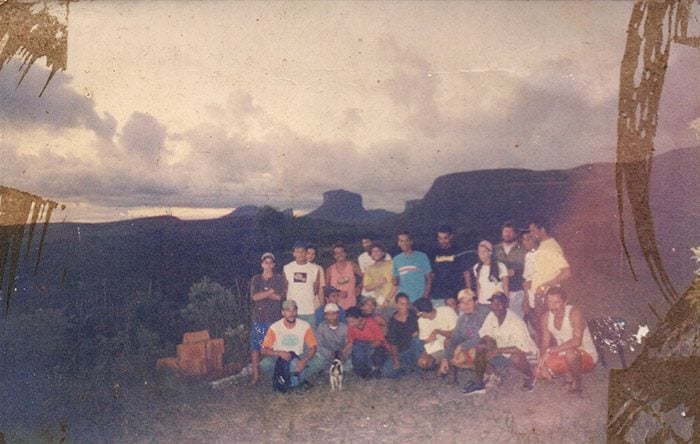 Incendio forestal quemando los cerros del Vale do Capão, en la Chapada Diamantina, 2021