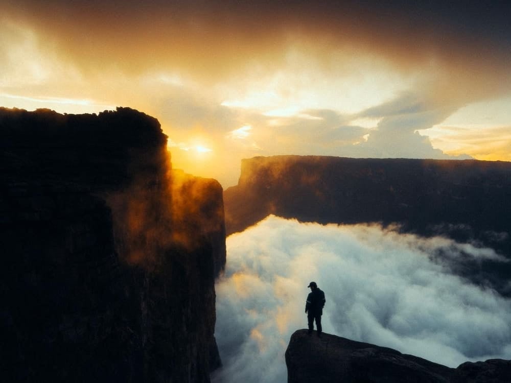 Sonnenuntergang am Berg Roraima