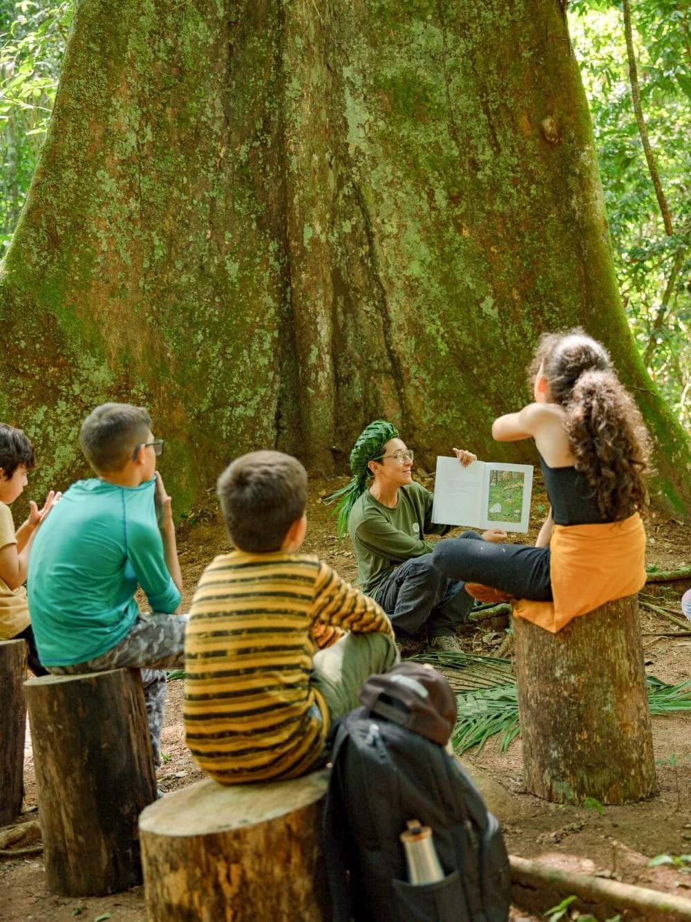 « Les visites guidées aident à détourner l’attention des pratiques destructrices ». – Photo: João Paulo Krajewski Voyage Durable : Activités du Cristalino Jungle Lodge