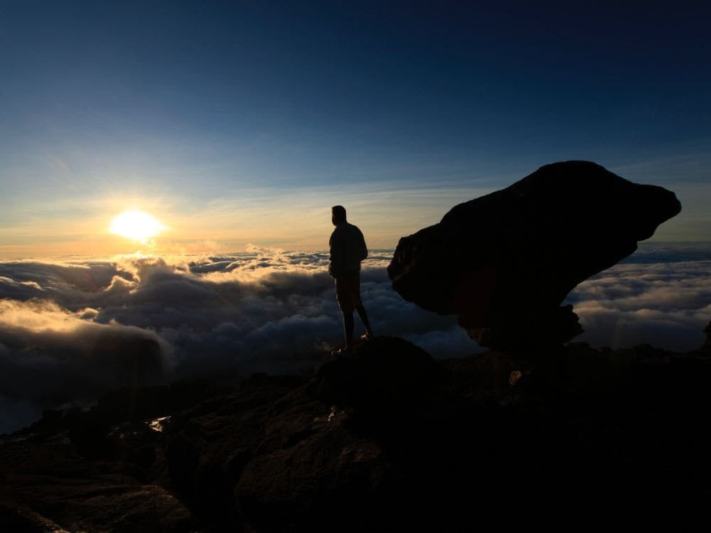 Sonnenuntergang am Berg Roraima Sonnenuntergang am Berg Roraima
