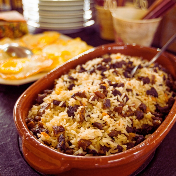 Dinner at accommodation in Pantanal Brazil