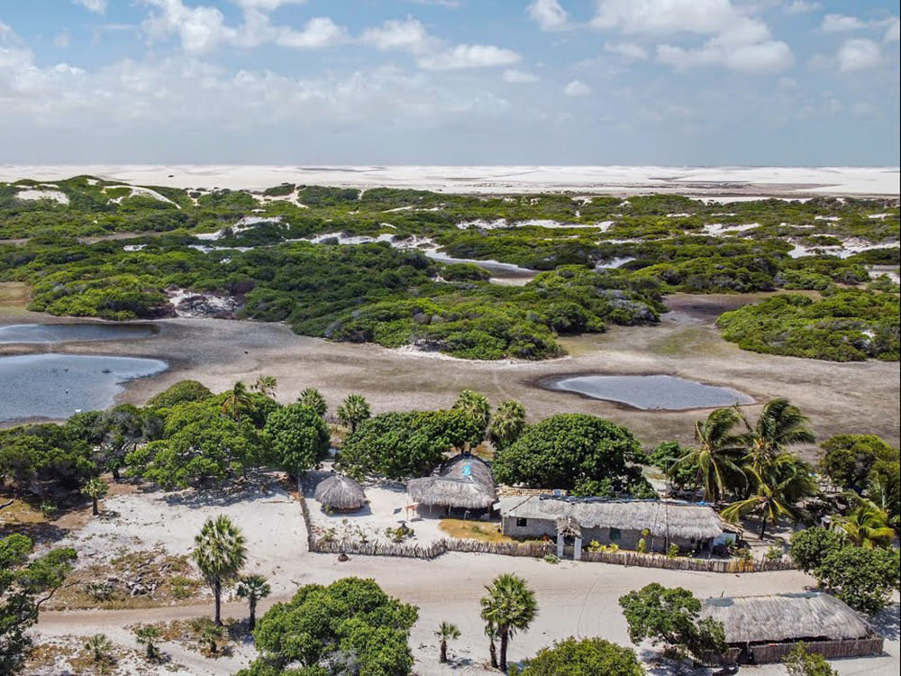 Plaatselijk dorp in het hart van de Maranhenses regio