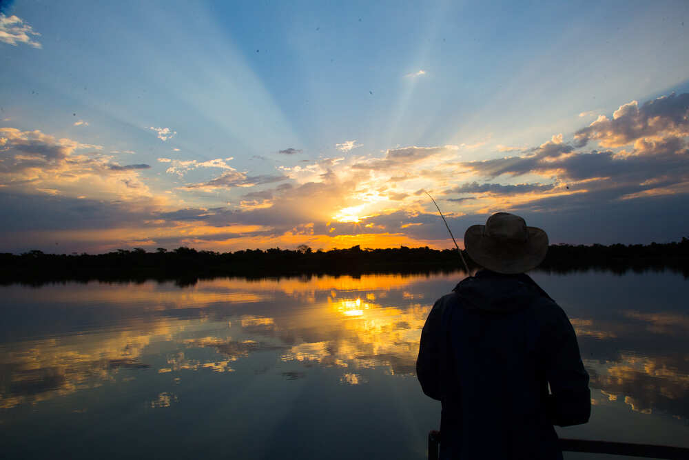 Pêche au piranha Pantanal Brésil