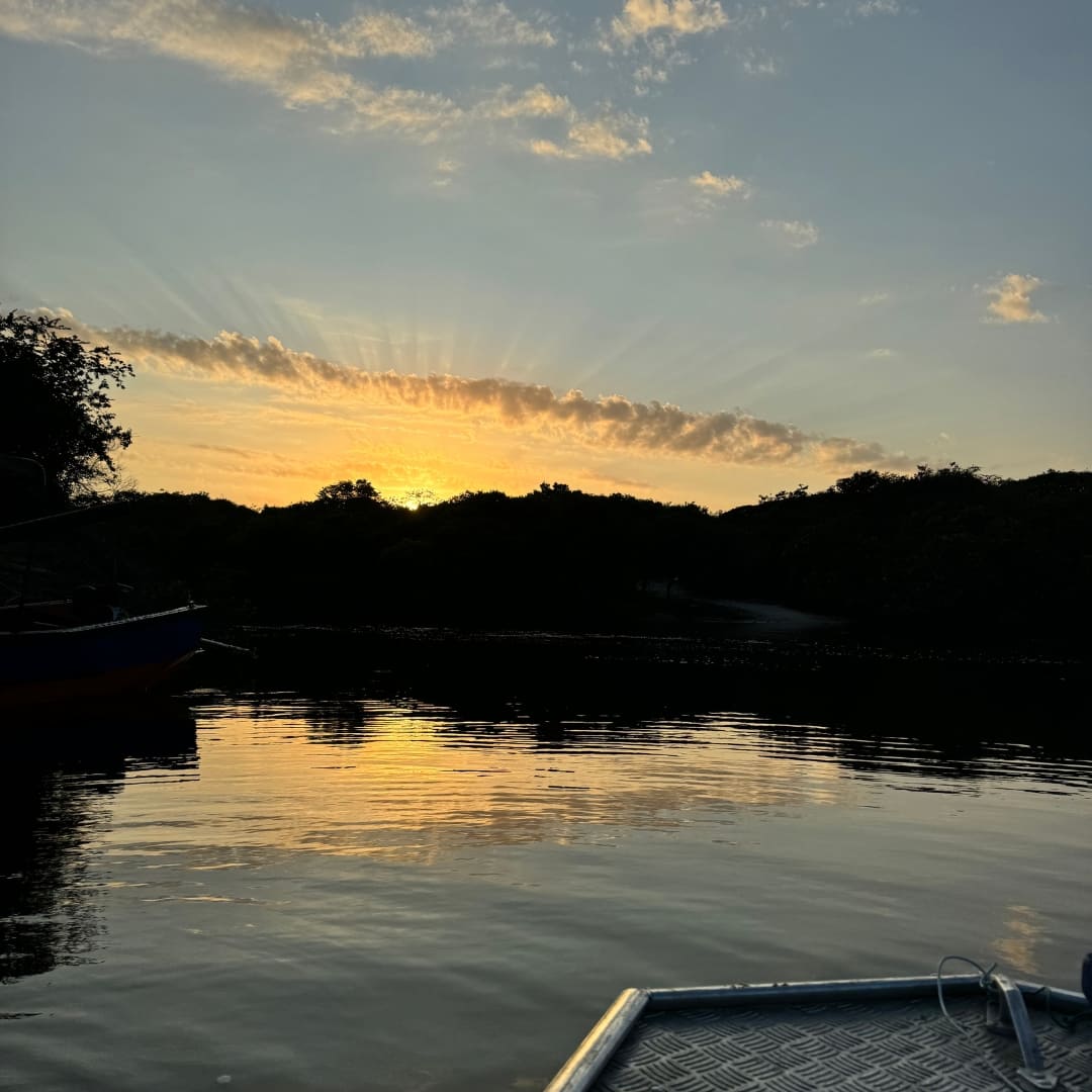 SONNENUNTERGANG BEI LENÇÓIS MARANHENSES