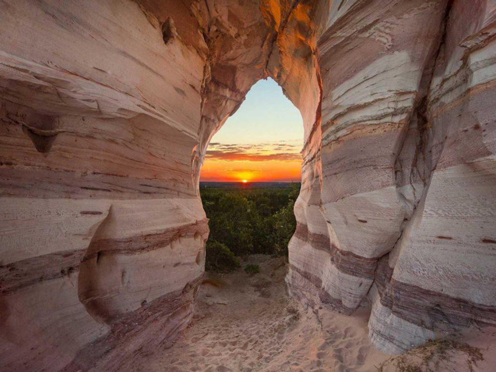 Zonneschijn in de bergen
