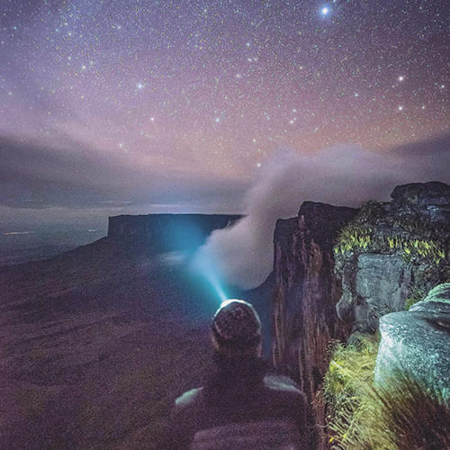 Nachts am Mount Roraima
