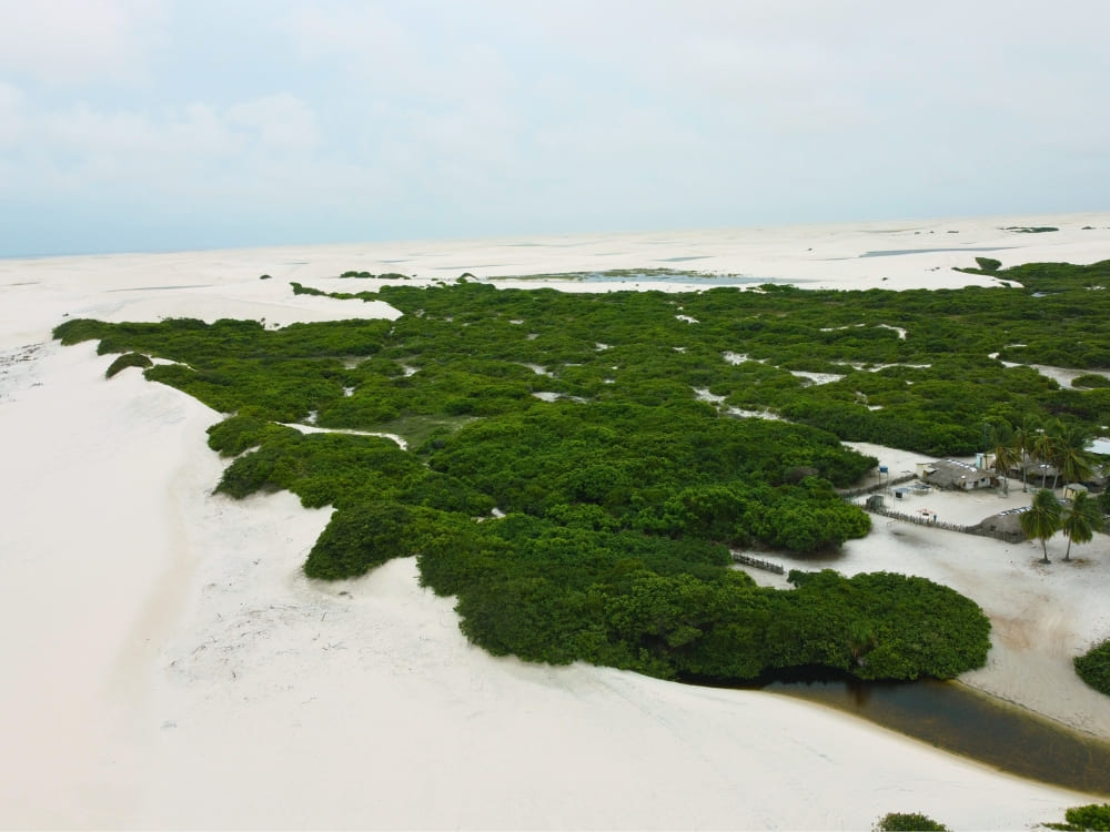 Lokales Familienhaus in Atins