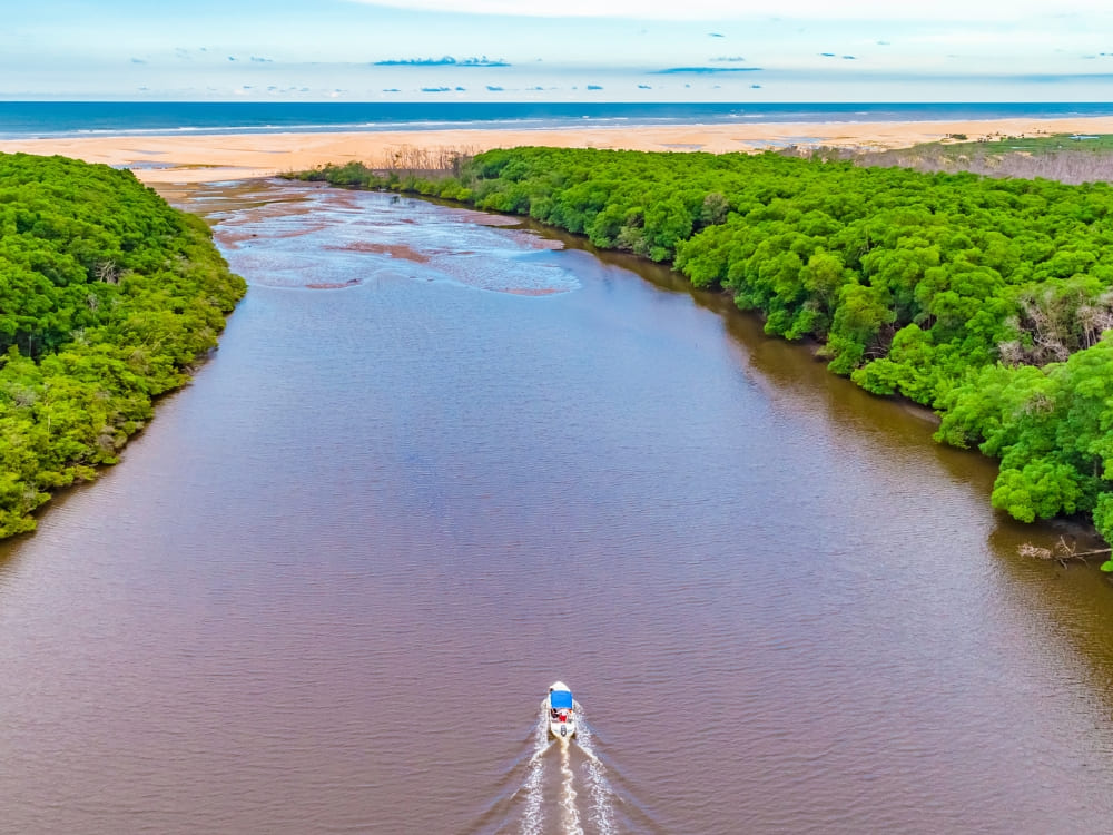 Le delta du Parnaiba dans l'État du Piauí, au Brésil, une destination touristique très prisée