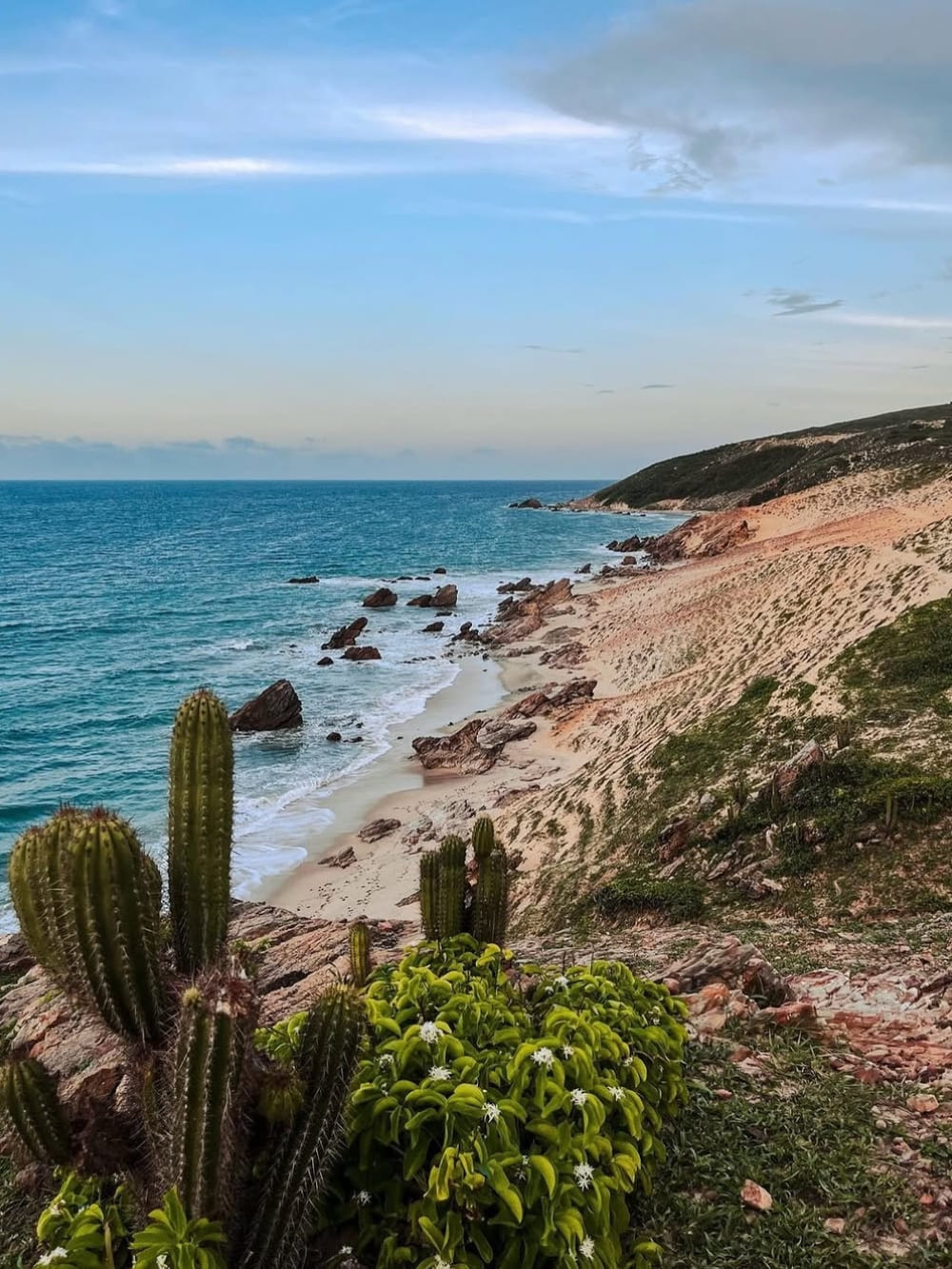 La plage de Jericoacoara, le long de la Route des Émotions, au Brésil