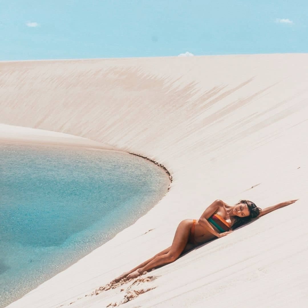 Zandduinen en lagunes in Atins