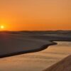 Sunset at Lencois Maranhenses Brazil